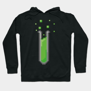 Science test tube pixel Hoodie